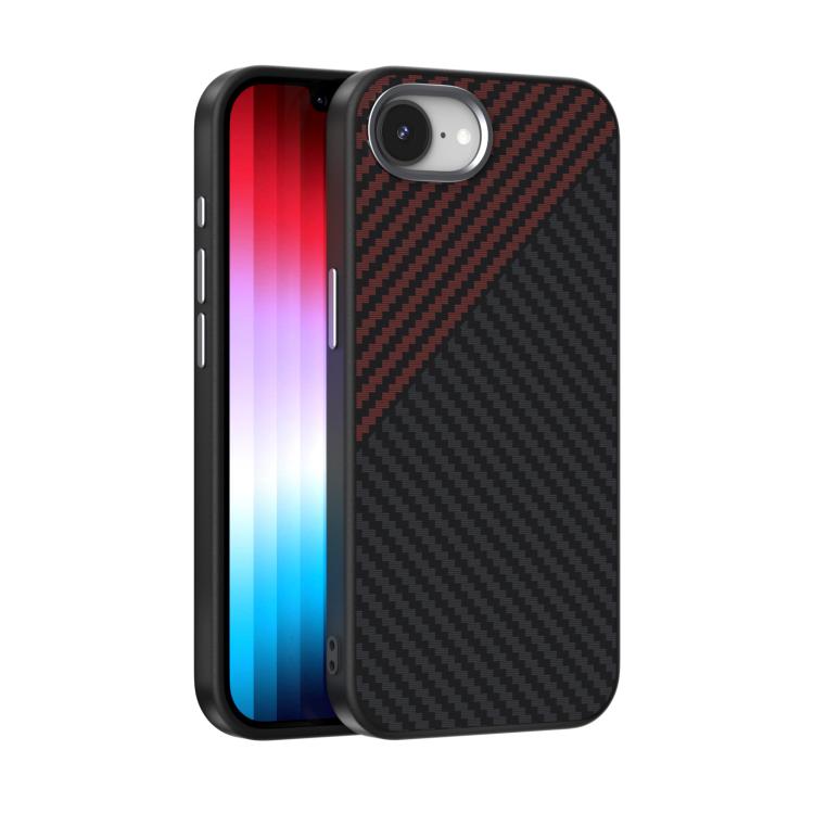 Carbon-Fibre Texture MagSafe Case — 6D Grip Slim — iPhone 17 Pro Max