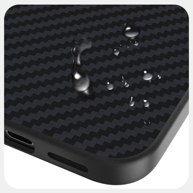 Carbon-Fibre Texture MagSafe Case — 6D Grip Slim — iPhone 17 Pro Max
