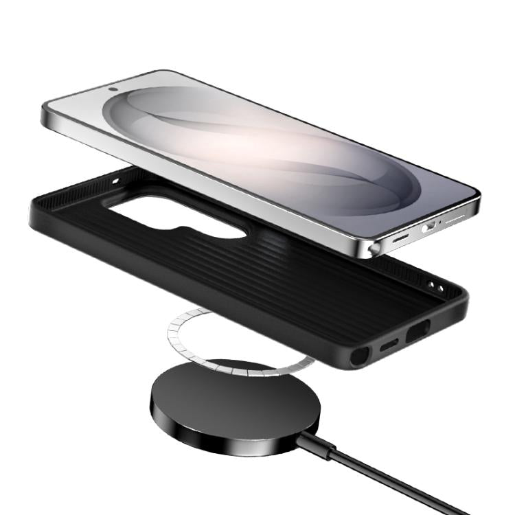 6D Carbon Fibre Relief MagSafe Case — Galaxy S26 Ultra