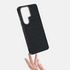 6D Carbon Fibre Relief MagSafe Case — Galaxy S26 Ultra