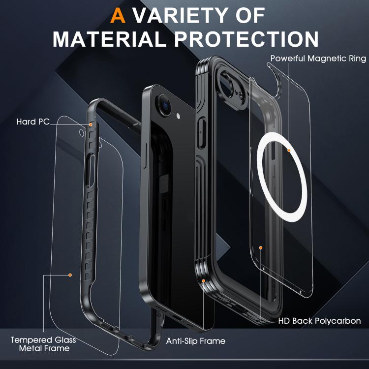 Tempered Glass MagSafe Case — iPhone 17e