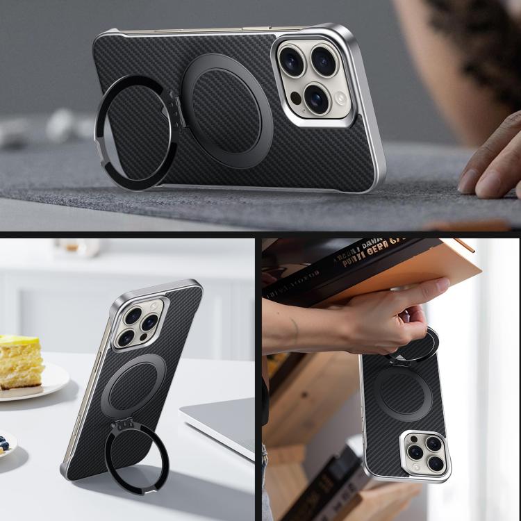 Kevlar-Texture MagSafe Case – iPhone 15/16