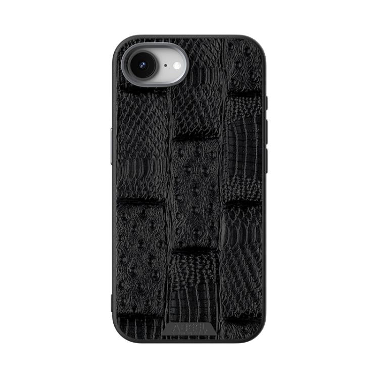 Genuine Cowhide MagSafe Case — Beast-Grain Emboss — iPhone 17 Pro Max