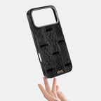 6D Embossed MagSafe Leather Case — iPhone 18 Pro