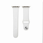 Stud-Buckle Leather Watch Band — Apple Watch