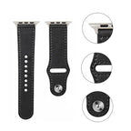 Stud-Buckle Leather Watch Band — Apple Watch