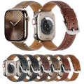 Stitched Leather Watch Band — Apple Watch