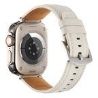 Plain Genuine Leather Watch Band — Apple Watch