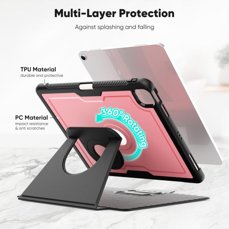 Honeycomb Rotation Holder Leather Case — iPad Air 13