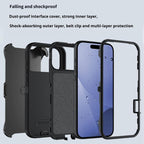 Shockproof Case with Fold-Out Back Clip Stand — iPhone 17 Pro Max