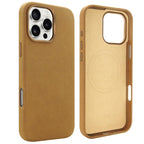 Suede MagSafe Leather Case — iPhone 16 Pro Max