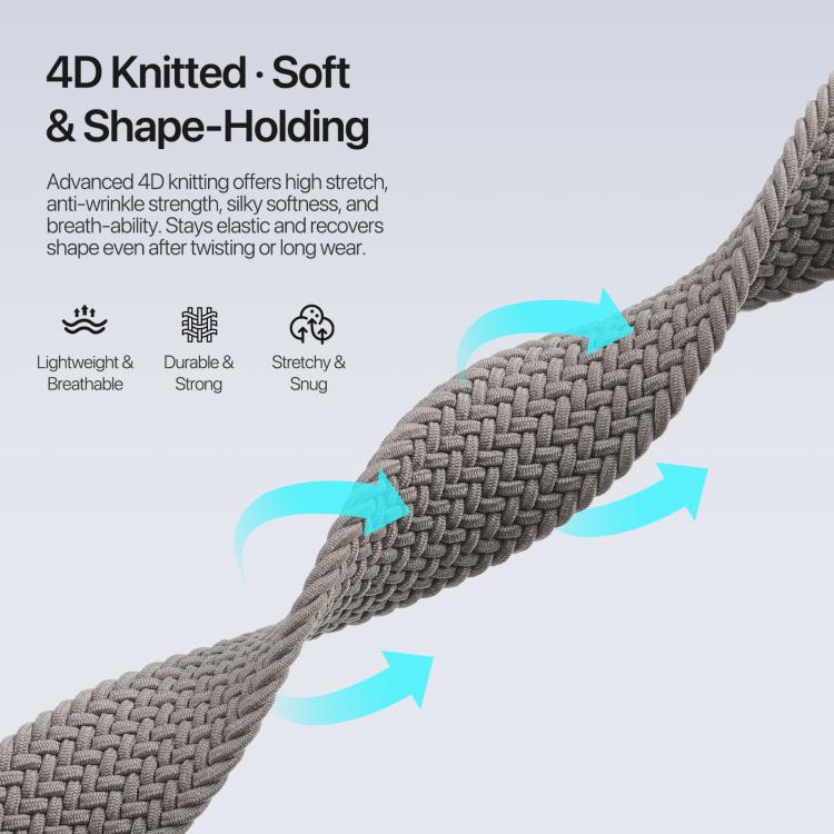Nylon Braided Watch Band, Magnetic Buckle — Apple Watch