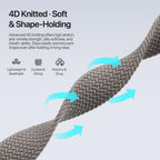 Nylon Braided Watch Band, Magnetic Buckle — Apple Watch