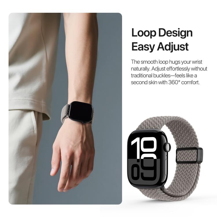 Nylon Braided Watch Band, Magnetic Buckle — Apple Watch