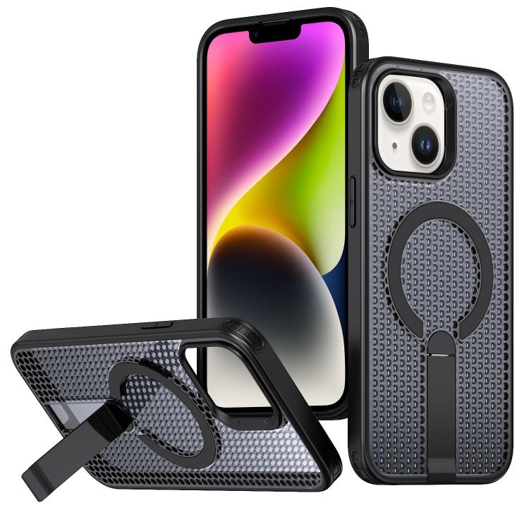 Honeycomb Cooling MagSafe Case with Kickstand — iPhone 14 Pro Max