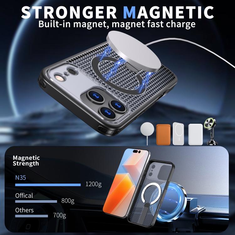 Honeycomb Cooling MagSafe Case with Kickstand — iPhone 18 Pro