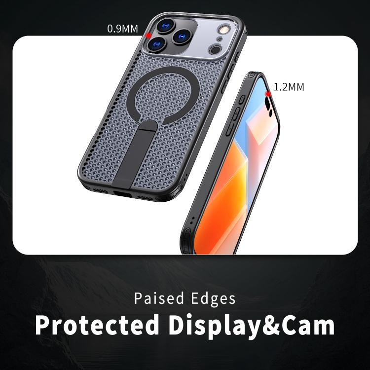 Honeycomb Cooling MagSafe Case with Kickstand — iPhone 18 Pro