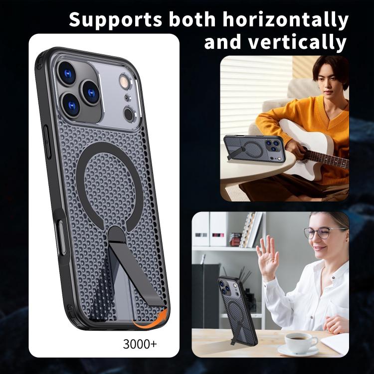 Honeycomb Cooling MagSafe Case with Kickstand — iPhone 18 Pro