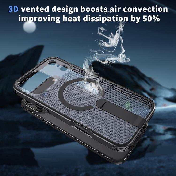 Honeycomb Cooling MagSafe Case with Kickstand — iPhone 18 Pro