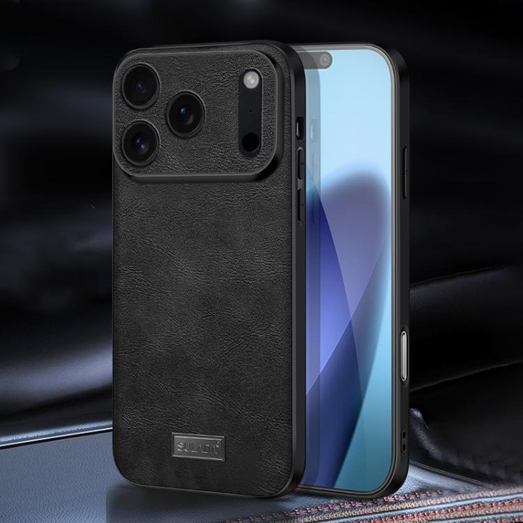 Handmade Leather Shockproof Case — Grippy Slim Feel — iPhone 17 Pro Max