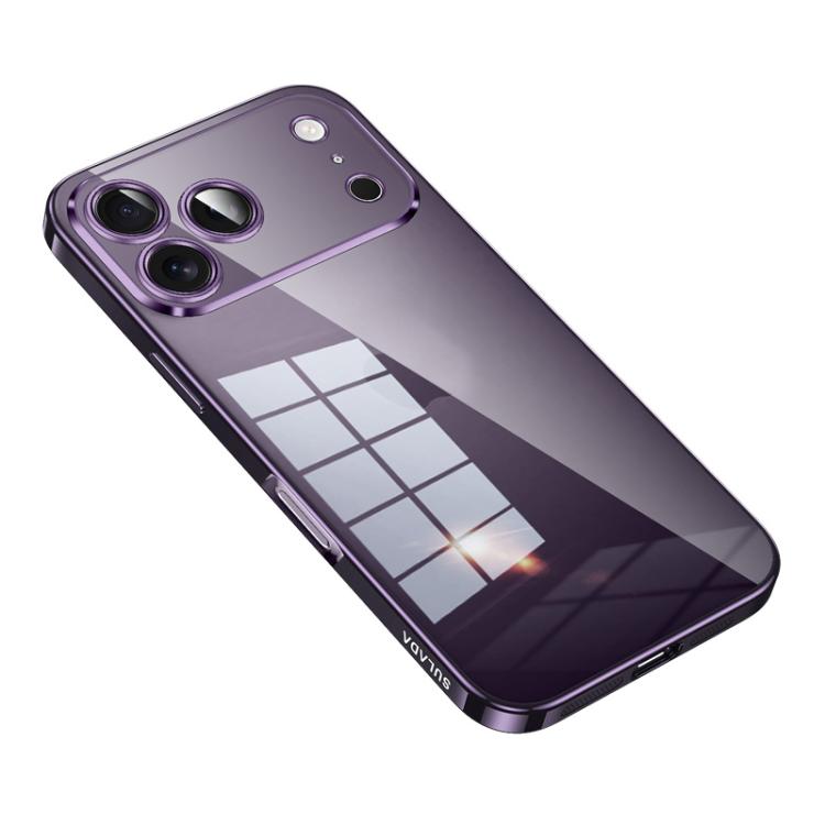 Shine-Through Clear Case with Electroplated Edge — iPhone 17 Pro Max