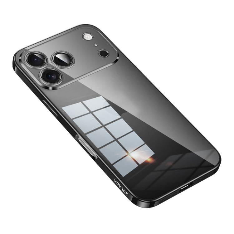 Shine-Through Clear Case with Electroplated Edge — iPhone 17 Pro Max