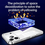 Shine-Through Clear Case with Electroplated Edge — iPhone 17 Pro Max