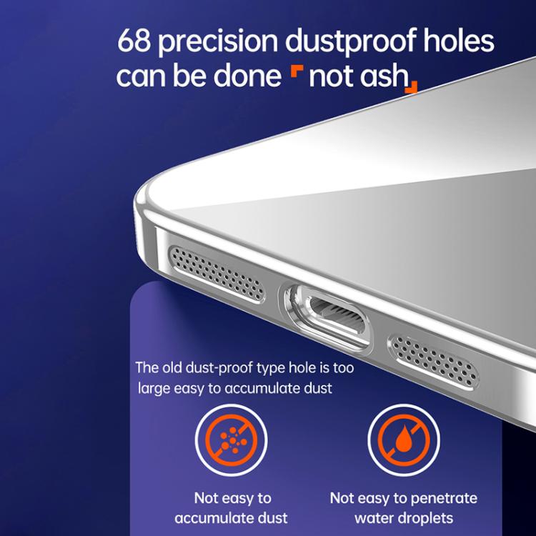 Shine-Through Clear Case with Electroplated Edge — iPhone 17 Pro Max