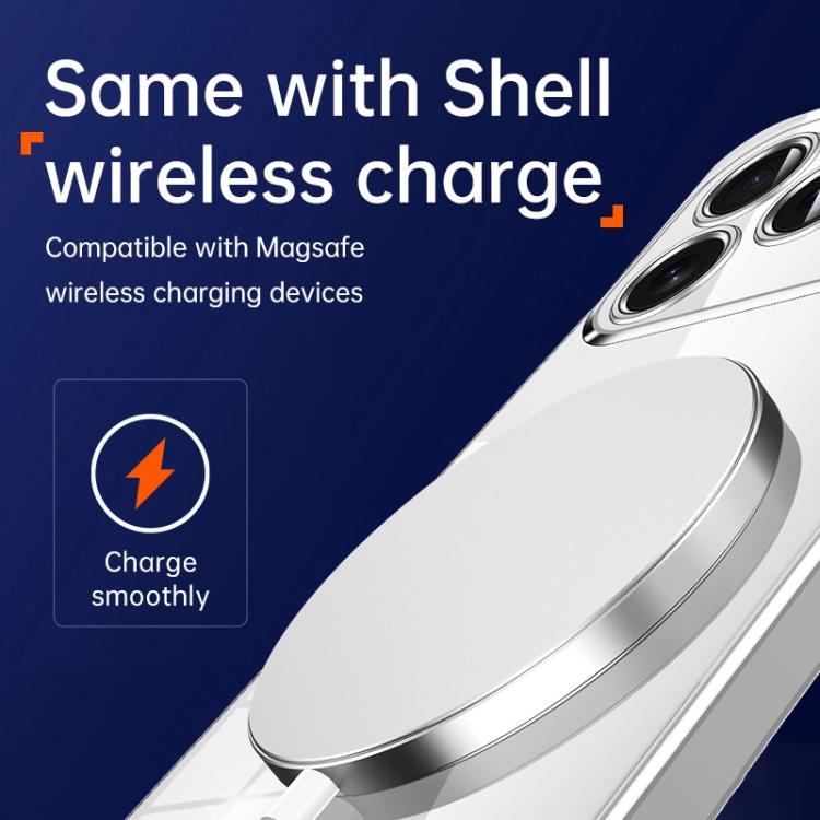 Shine-Through Clear Case with Electroplated Edge — iPhone 17 Pro Max