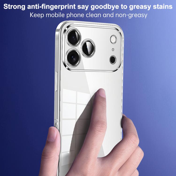 Shine-Through Clear Case with Electroplated Edge — iPhone 17 Pro Max