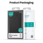 QIN Pro Leather Case with Sliding Camera Cover & Card Slot — iPhone 17 Pro Max