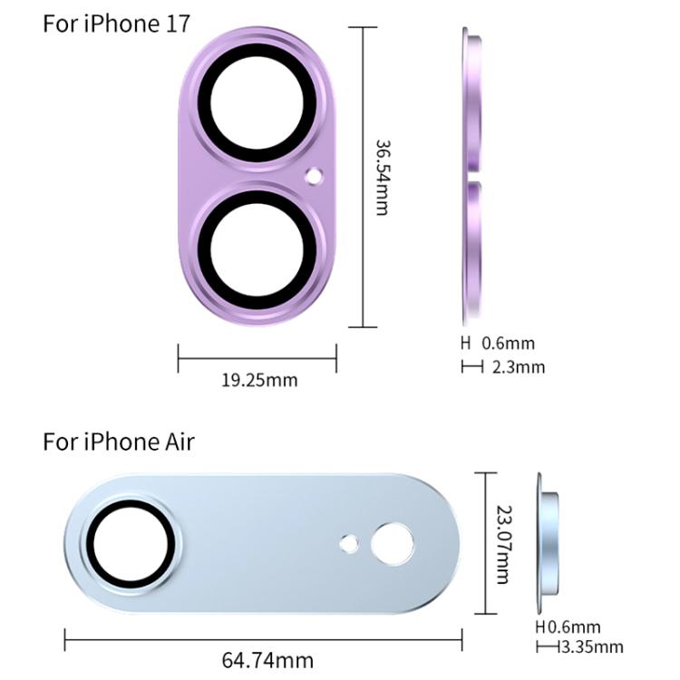 Armor Matte-Metal Camera Lens Protector — iPhone 17