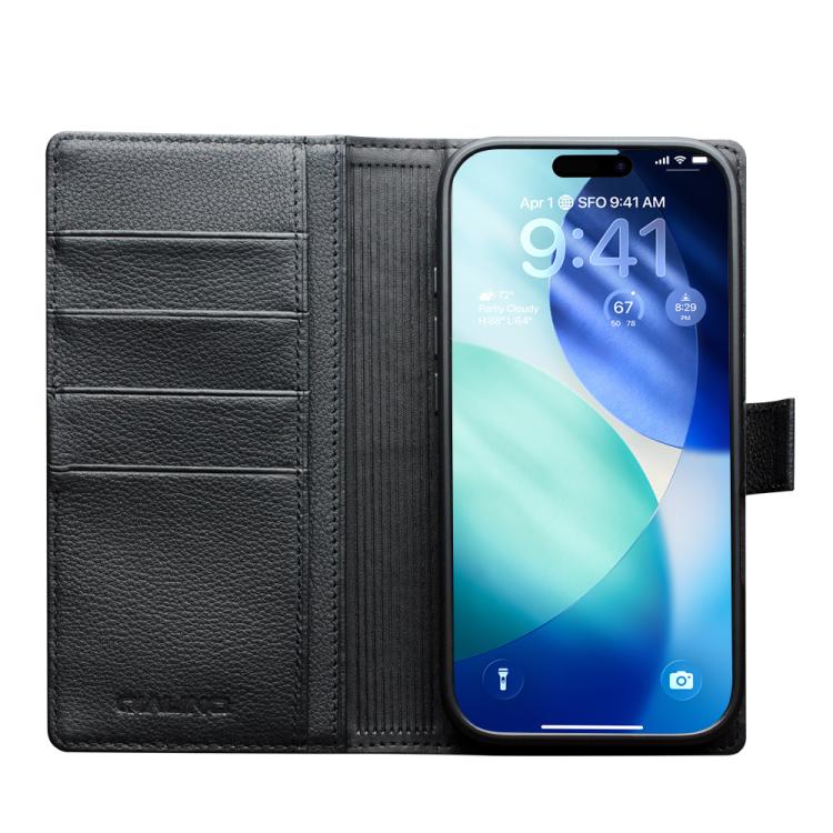 Classic Genuine Leather Slim Case — iPhone 17 Pro