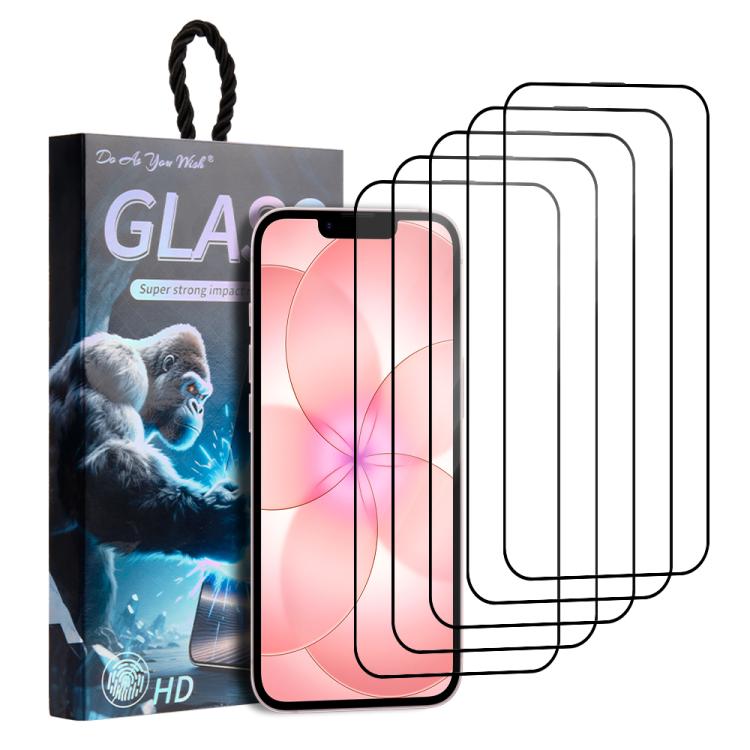 HD Tempered Glass Screen Protector (5-Pack) — iPhone 17 Pro
