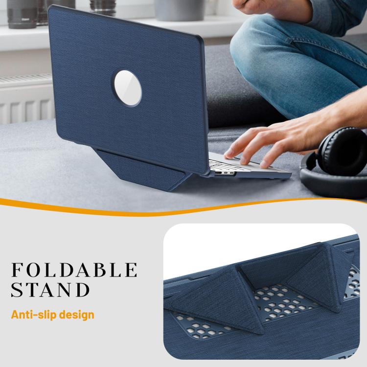 Fabric-Texture Case with Magnetic Stand — MacBook
