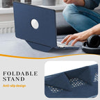 Fabric-Texture Case with Magnetic Stand — MacBook