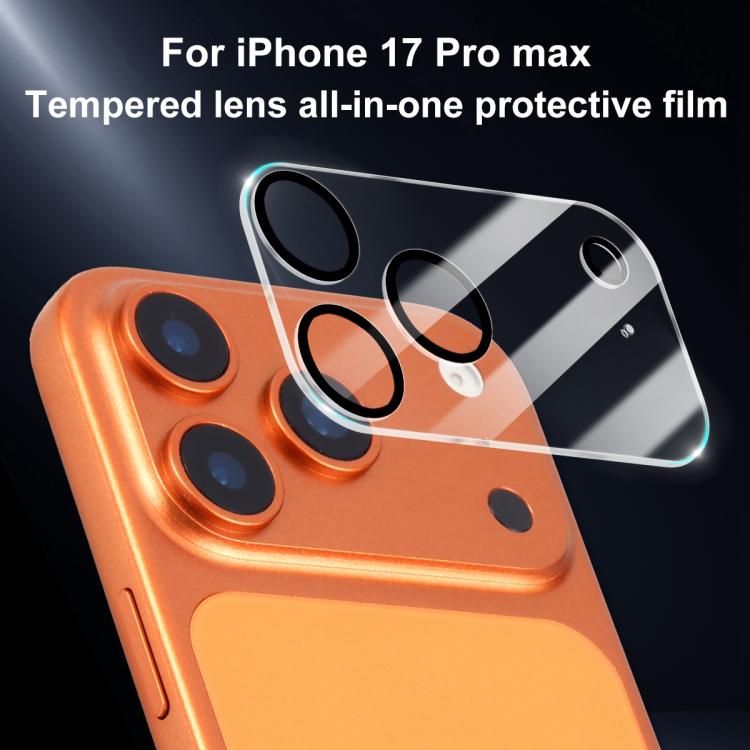 Integrated Tempered-Glass Rear Camera Protector — iPhone 17 Pro