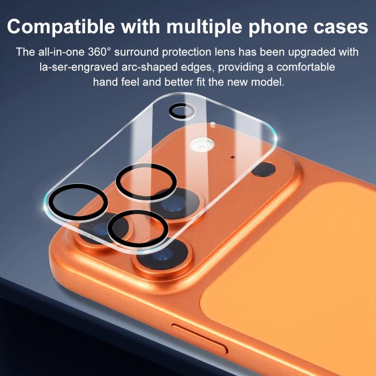 Integrated Tempered-Glass Rear Camera Protector — iPhone 17 Pro