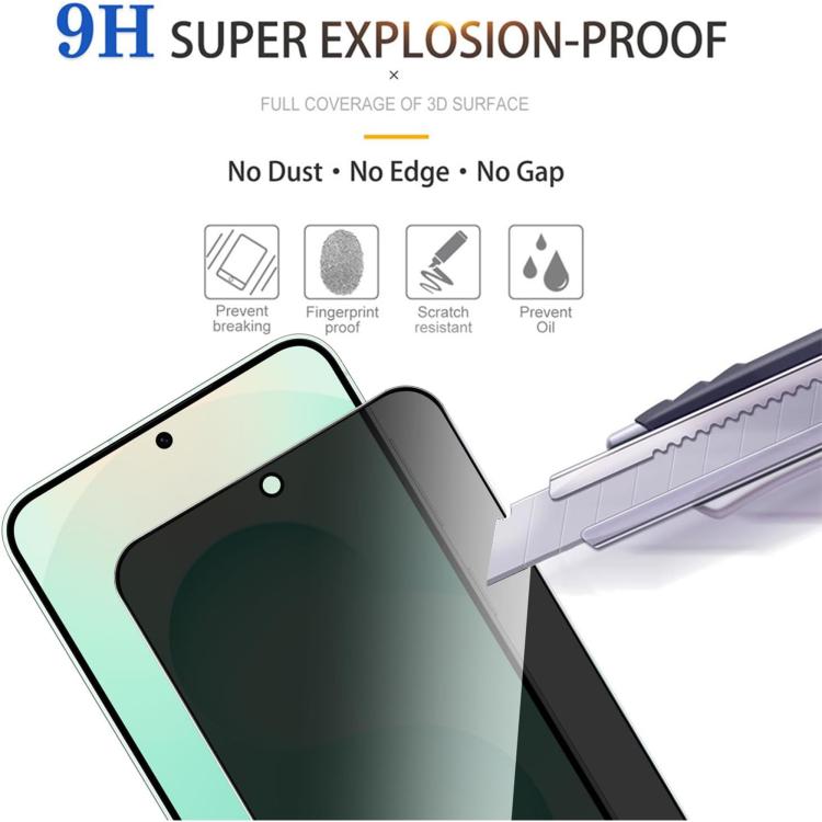 High-Aluminum Privacy Tempered Glass, 28° Anti-Peep — Galaxy C55