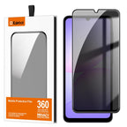 High-Aluminum Privacy Tempered Glass, 28° Anti-Peep — Galaxy A57