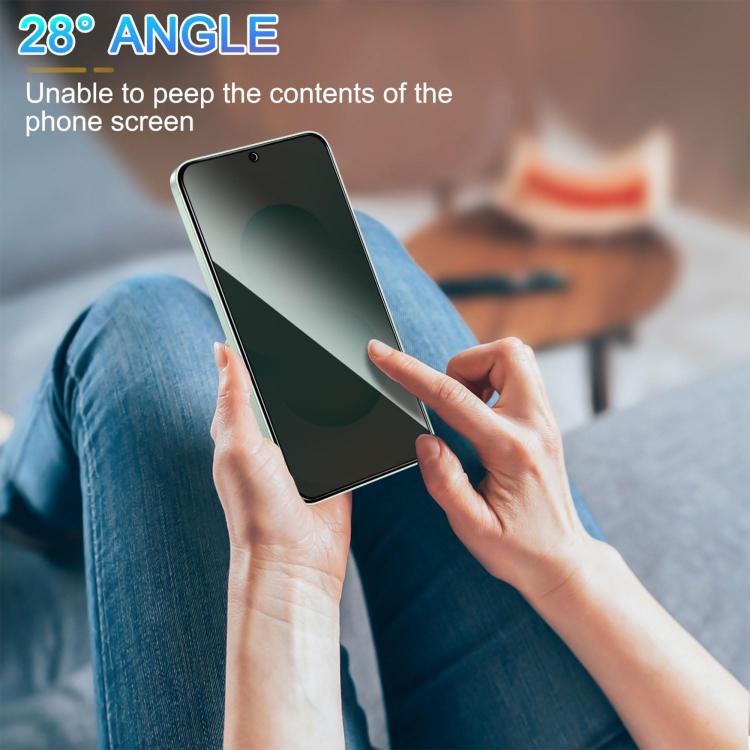 High-Aluminum Privacy Tempered Glass, 28° Anti-Peep — Galaxy A57