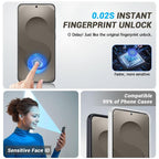 High-Aluminum HD Tempered Glass, Anti-Fingerprint — Galaxy S26+ & More
