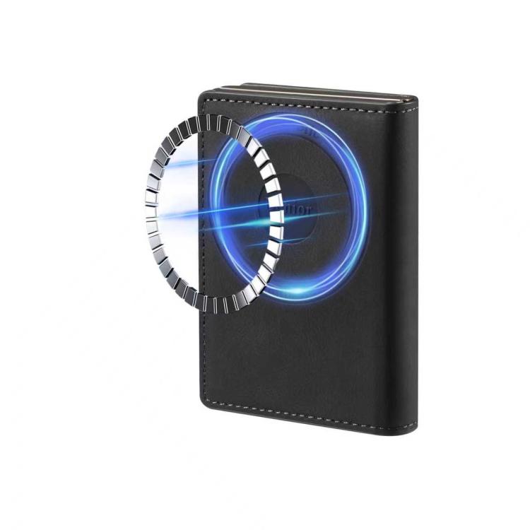 Pleated Leather MagSafe Card Wallet