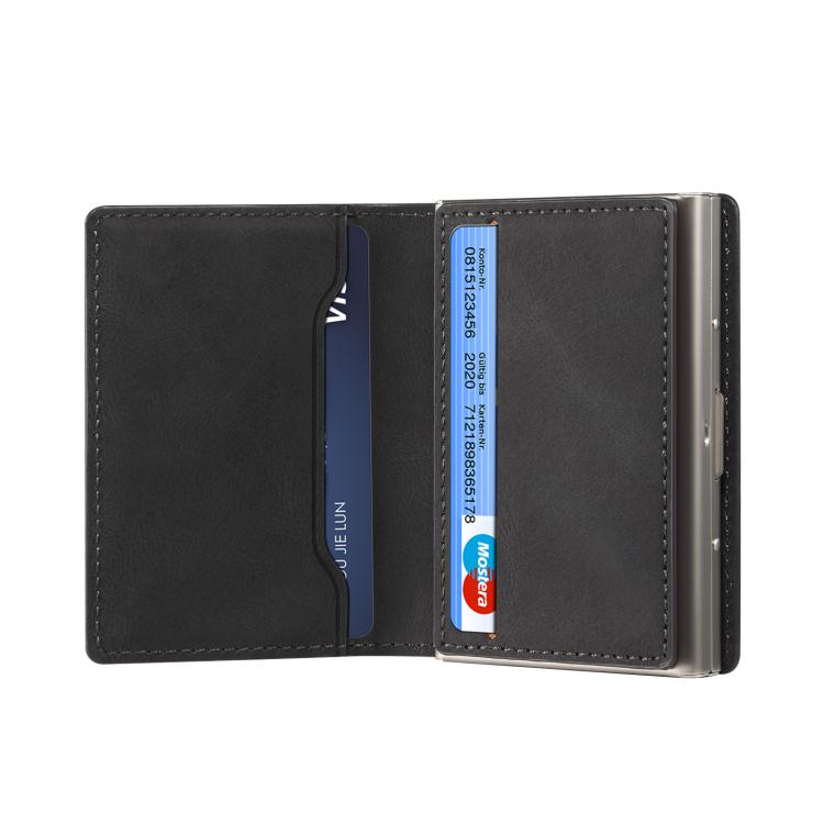 Pleated Leather MagSafe Card Wallet