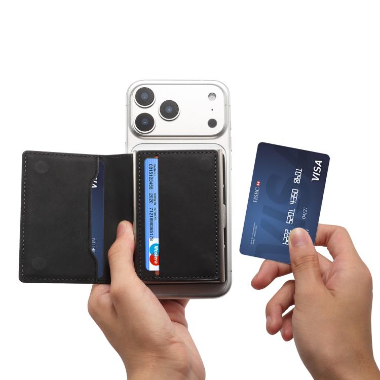 Pleated Leather MagSafe Card Wallet