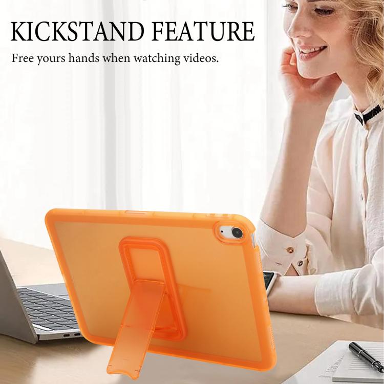 Semi-Transparent Shockproof Case with Holder — iPad Air