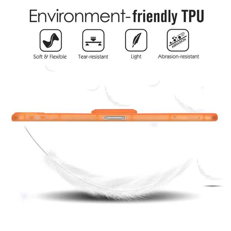Semi-Transparent Shockproof Case with Holder — iPad Air