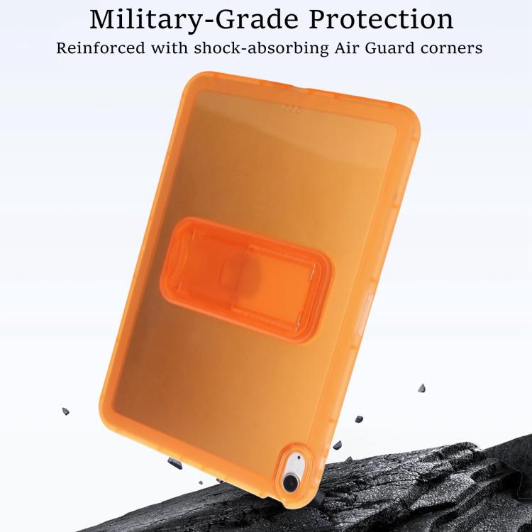 Semi-Transparent Shockproof Case with Holder — iPad Air