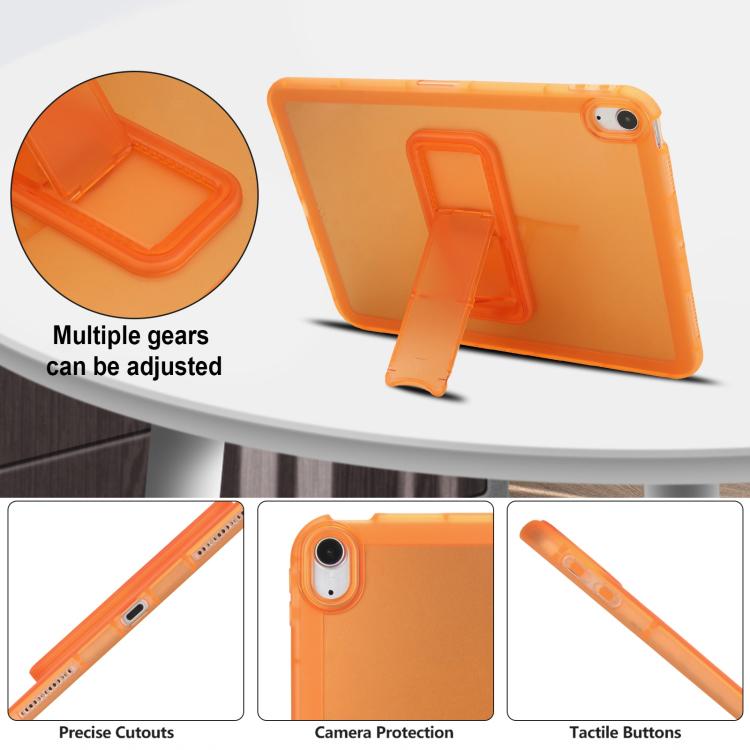 Semi-Transparent Shockproof Case with Holder — iPad Air