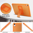 Semi-Transparent Shockproof Case with Holder — iPad Air